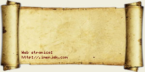 Tijana Žebeljan vizit kartica